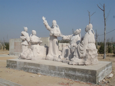  古代人物石雕像 
