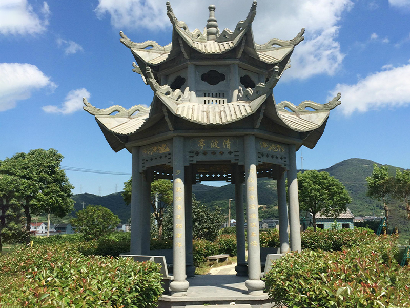 清波亭双层凉亭